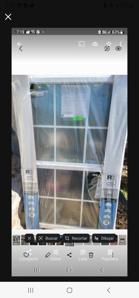 Tengo 1 Ventana De 36x60 De Vinil Nueva