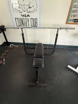 Bench press w/ Olympic bar