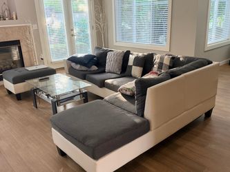 Sofa with table