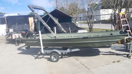 14ft boat 9.9 motor 2014 {contact info removedSOLD}
