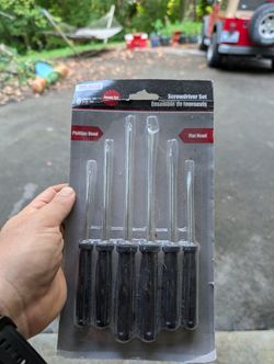 Unwrapped Screwdriver Set