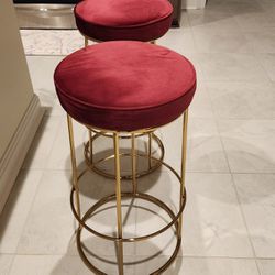New "Rooms To Go" Pair Of  Bar Stools