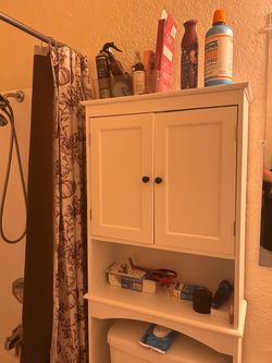 Over the toilet storage cabinet