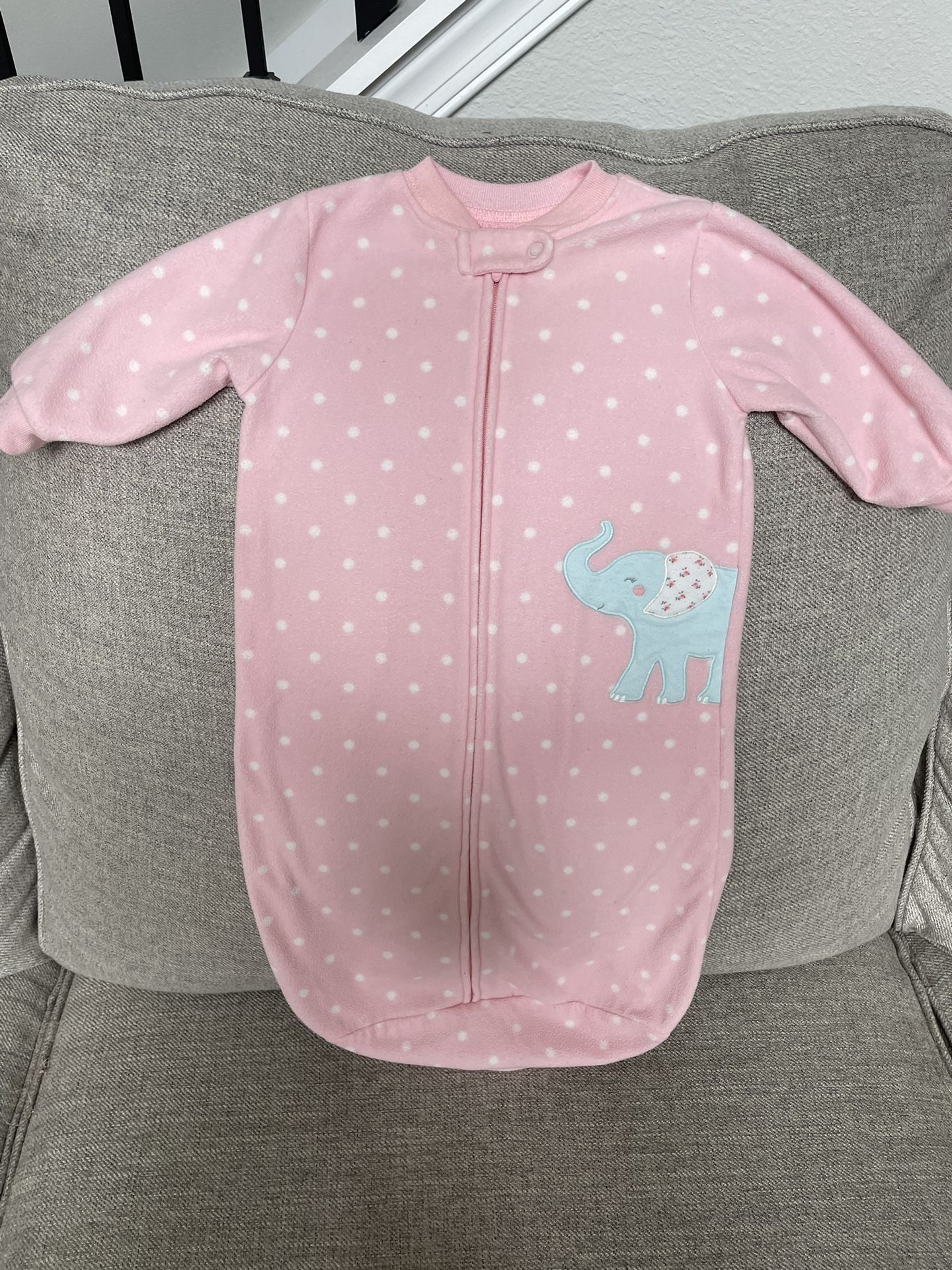 Baby Girl 0-9 Months Carters Brand Fleece Sleepsacks