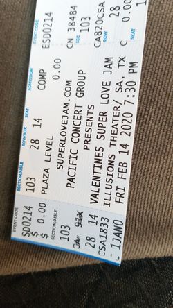 Super love jam tickets (2)