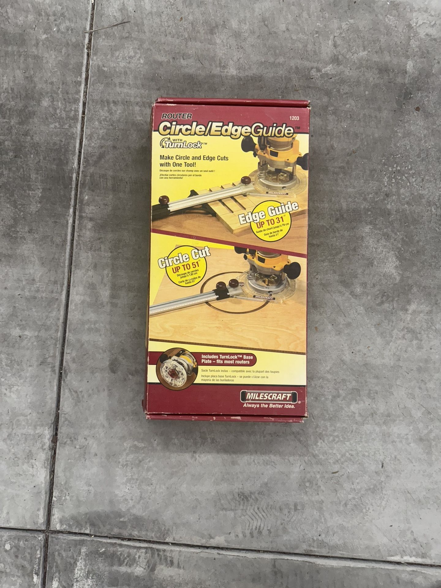 Milescraft Router Circle/Edge Guide