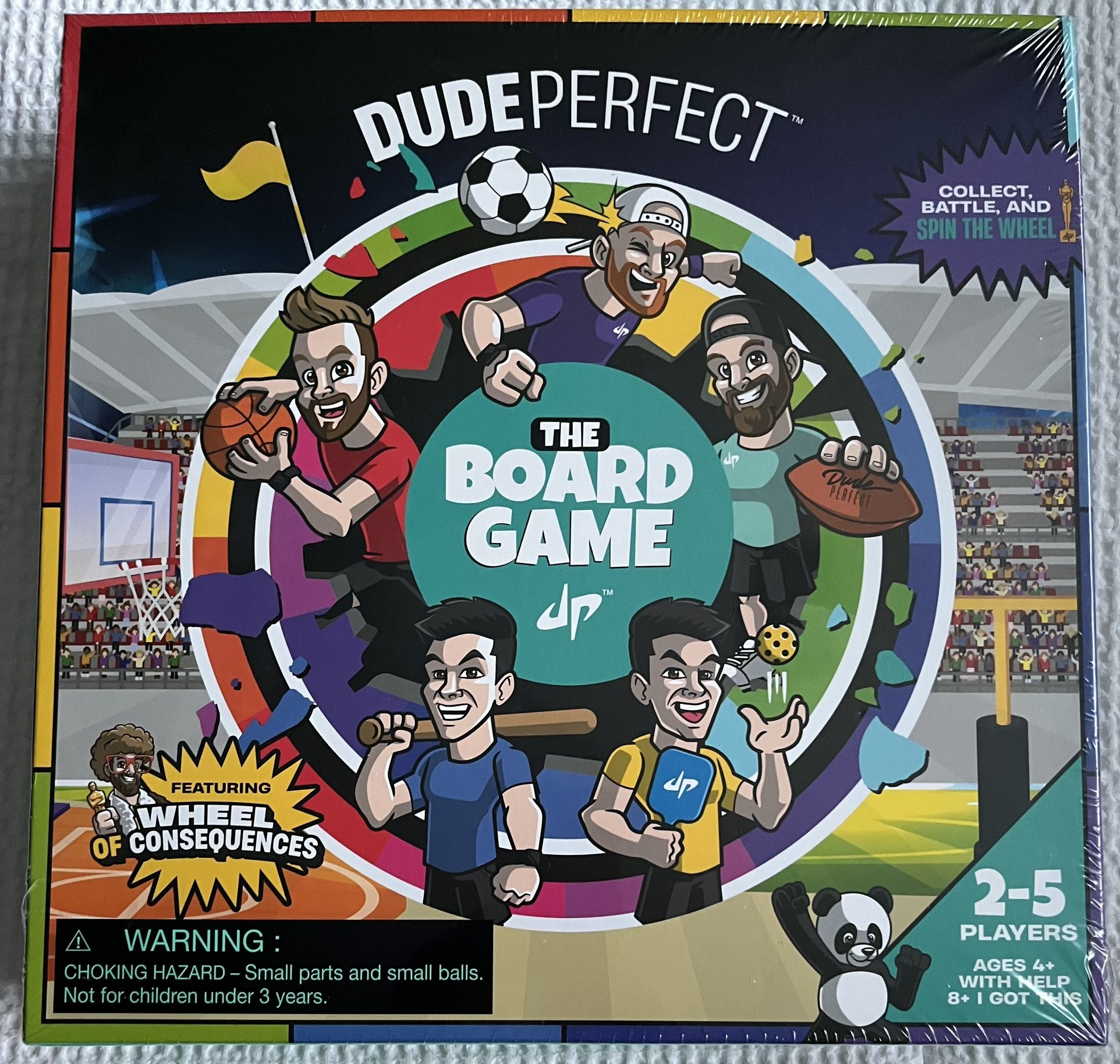 New Dude Perfect The Board Game: Skills & Action Game Night For All Ages!