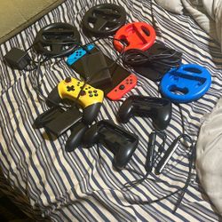 Nintendo switch OLED blue and red