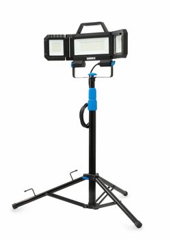 NEW - HART Multi-Directional LED 3-Head 7000 Lumen Work Light with Tripod