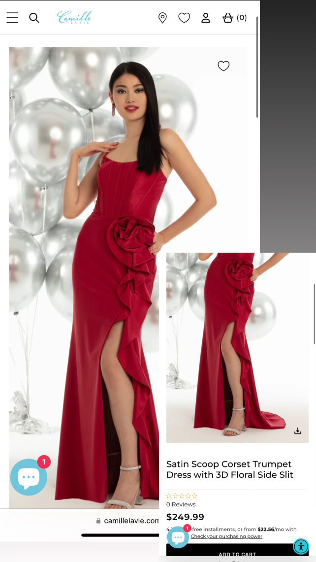 Size 14 Red Prom Dress 