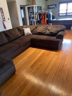 Brown sofa sectional