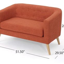 Christopher Knight Muted Orange Sofa