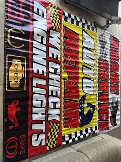 Banners 2.5 H X 6.5 W
