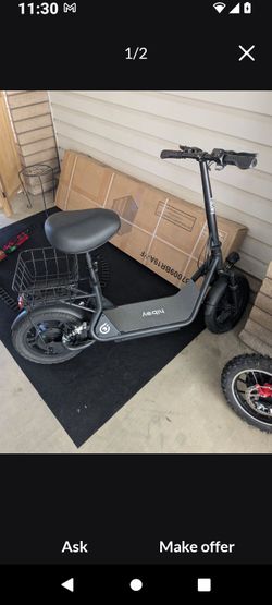 Hi boy. E scooter U3