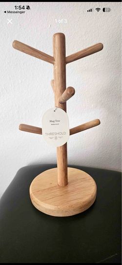 Wooden coffee cup stand