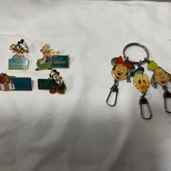 Disney’s Collector Society Pins And Zipper Pulls