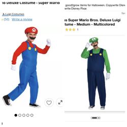Mario & Luigi Halloween Costume 