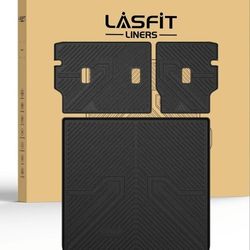LASFIT Cargo Mat with Backrest Mat for Honda Passport 2026, All Weather TPE Custom Fit Trunk Mat Trunk Liner Trunk Tray Cargo Liner Cargo Tray with Se