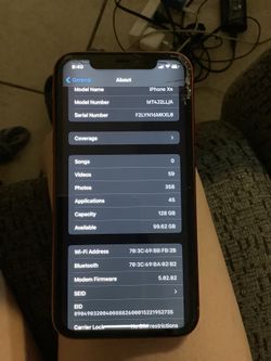iPhone XR 128gb Red - See Pics For Cracks