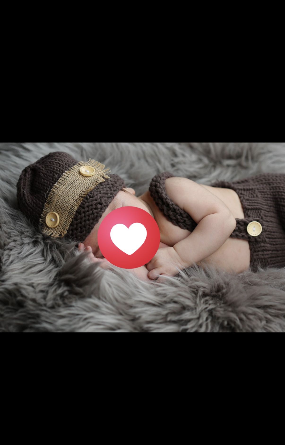 Beautiful Newborn Photography Prop Baby Costume Crochet