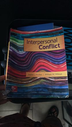 Interpersonal Conflict Textbook