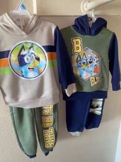Bluey Toddler Hoodie & Jogger Sets  2 sets