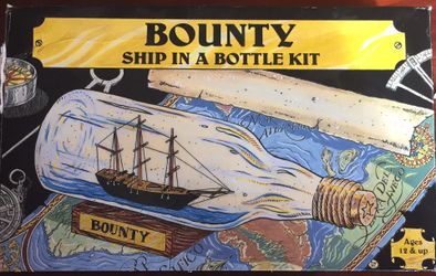 Vintage ship in a bottle kit