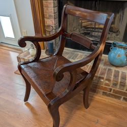 Antique Regency Mahogany Elbow Chair