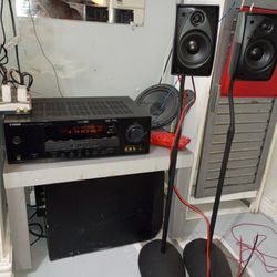 Surroundsound(1 Receiver,2 Speakers,2,Speaker Stands