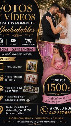 fotos y video para eventos