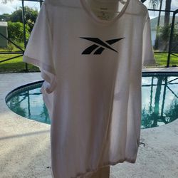 Women's Reebok 3X T-Shirt with Elastic Bottom