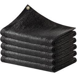 Black Shade Cloth 90%, 8x20 FT Mesh Tarp - Garden Shade