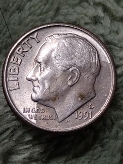 1991 D Error dime