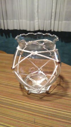 Roped and Beaded Vase