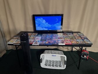 Tv, DVD Player, Fan , Disney Movies 