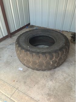 Large tractor tire