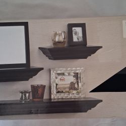 3 Piece Floating Wall Shelves Kohls