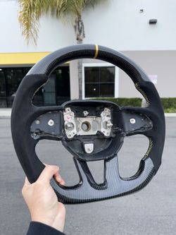 Dodge Charger Carbon Fiber Steering Wheel 