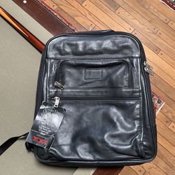 TUMI Genuine Leather Briefcase Backpack 