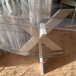 Glass Table Home Appliance Kitchen Decoration Entertainment 