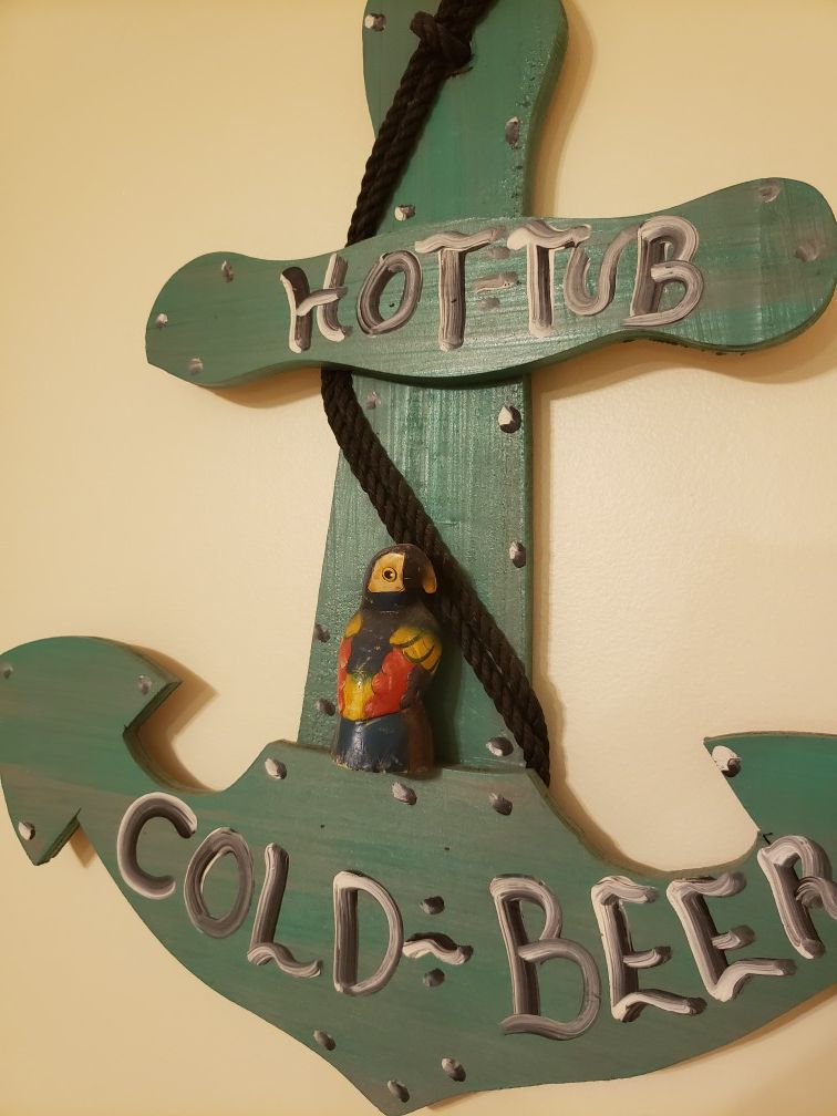 Hot Tub Cold B ---- anchor wall decor