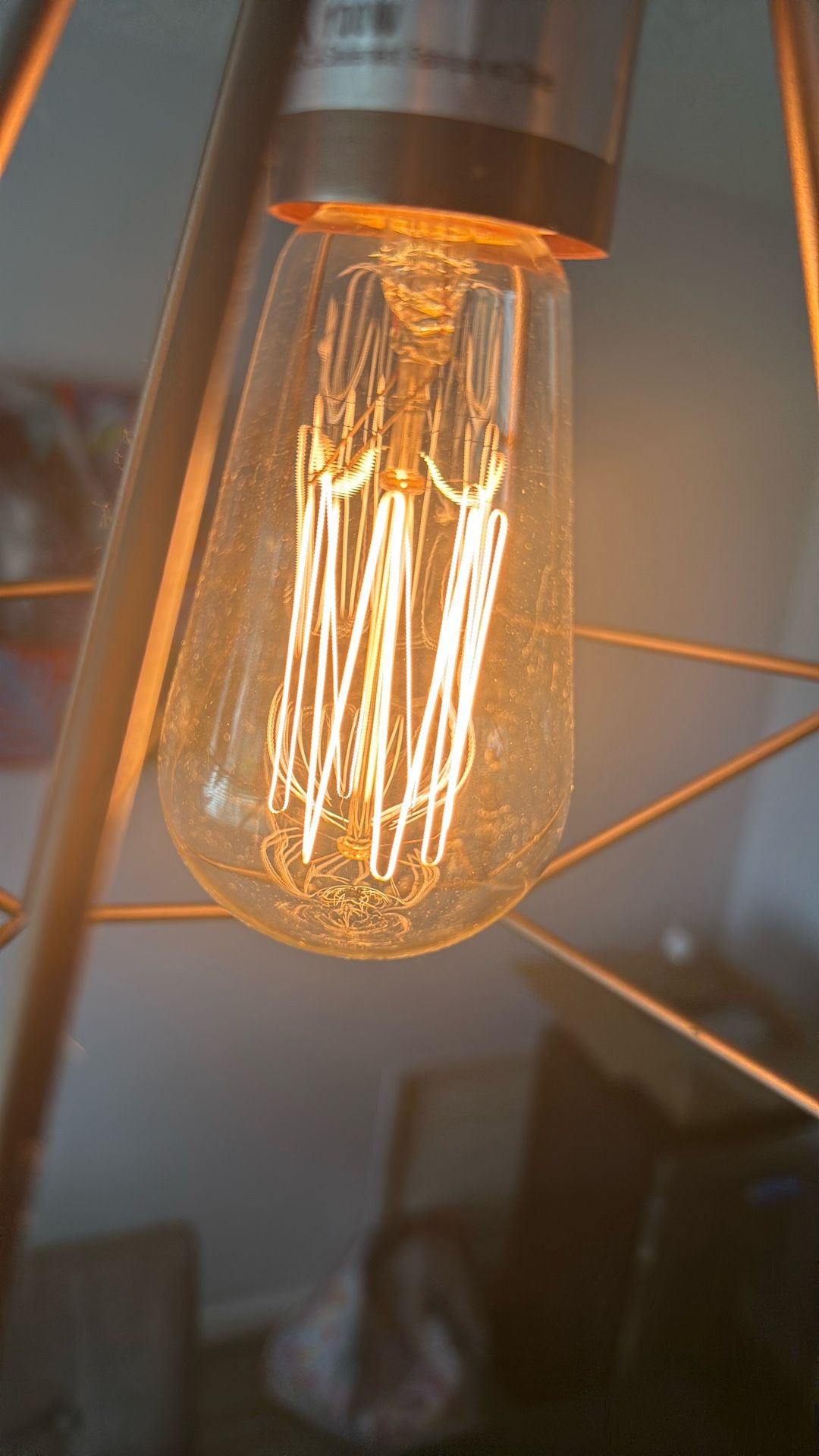 3 Art Deco 60watt Bulbs