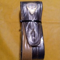 Lagato 3" White Soft Leather Padded Guitar Strap For Acoustic Basses And Electric Guitar