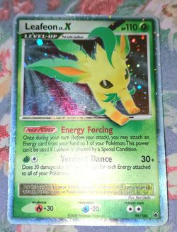 Pokemon Card Lefeon Lv X