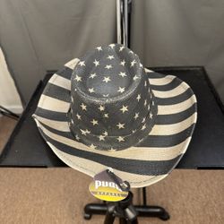 American Flag Cowboy Hat (Pugs Apparel) – New
