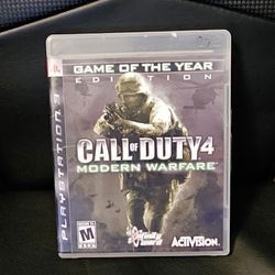 Call Of Duty 4 Modern Warfare PS3 CIB
