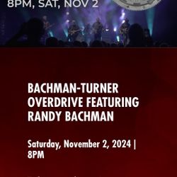 Bachman Turner Overdrive Featuring Randy Bachman 