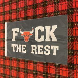 Brand New Chicago Bulls Banner Flag 