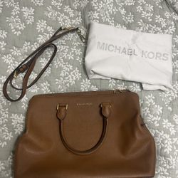 Michael Kors Crossbody Satchel Saffiano Leather