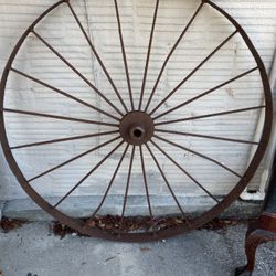 48” Metal Wagon Wheel